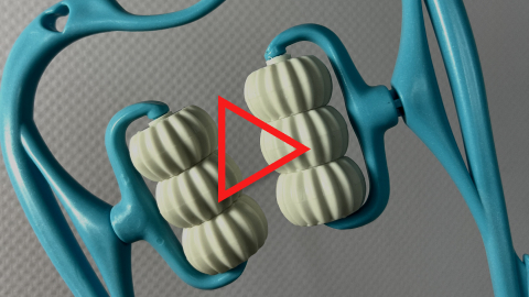 Ручний роликовий масажер для ніг